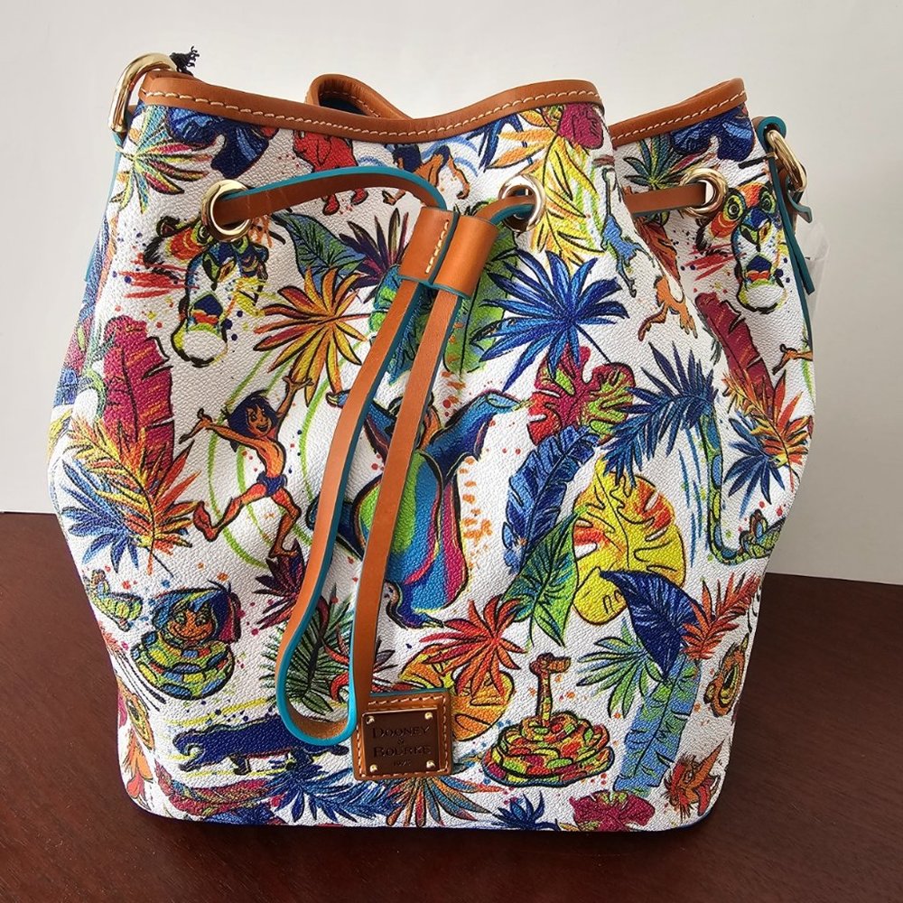 Disney Parks Dooney and Bourke The Jungle Book Drawstring Bag NWT